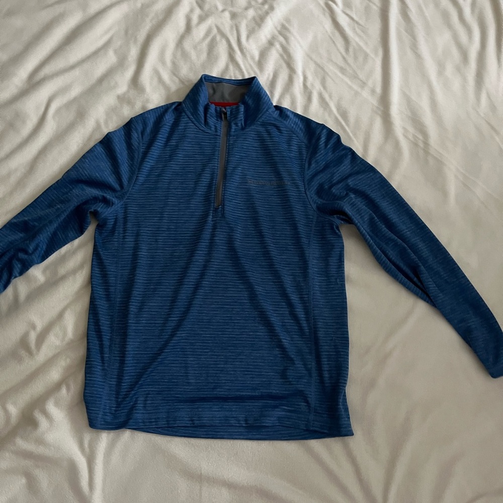 Men’s vineyard vines blue performance quarter zip
